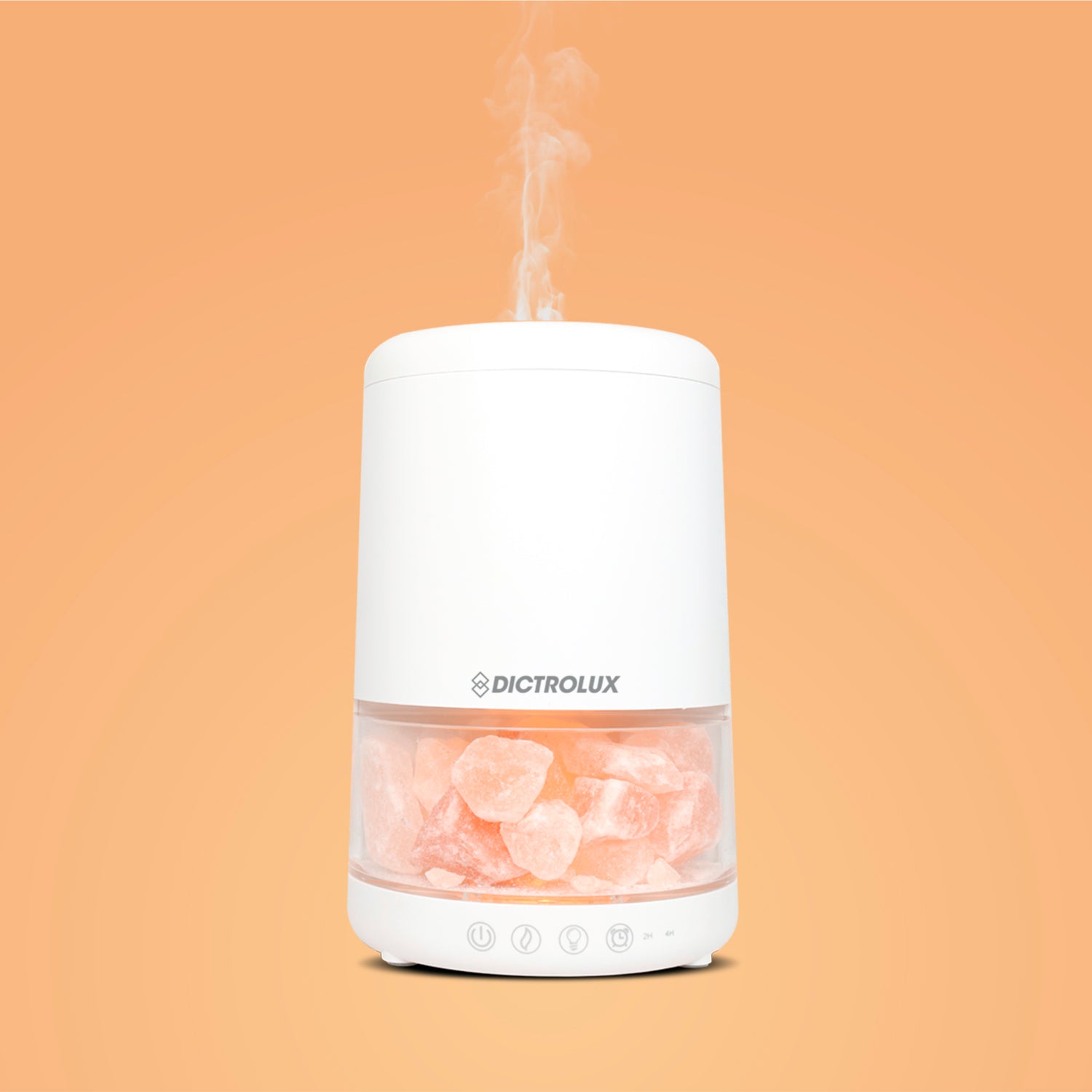 DICTROLUX - Diffusore di Essenze con Sale Rosa dell'Himalaya ad ultrasuoni
